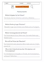 Vorschau - Arbeitsblätter - Leseverständnis 3.Klasse "Die Polizei" - Seite 2