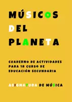 Vista previa - Hojas de trabajo - MÚSICOS DEL PLANETA / Para 1r curso de la ESO - Portada