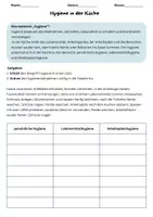 Vorschau - Stundenentwürfe - Hygiene in der Küche mit Lösungen - Seite 1