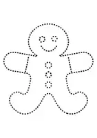 Vorschau - Arbeitsblätter - Prickelbilder / Fensterbilder Thema Lebkuchenmänner - Grundschule - Bastelvorlagen - Seite 3