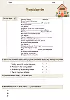 Vorschau - Arbeitsblätter - Bir başkadır benim Memleketim - Hörverstehen - Deckblatt
