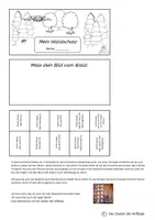 Vorschau - Arbeitsblätter - Mein Waldschatz - DIY Eierkarton Suchschachtel - Seite 1