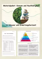 Vorschau - Unterrichtsreihen - Materialpaket - Konsum und Nachhaltigkeit - Deckblatt