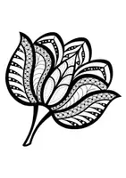 Vorschau - Arbeitsblätter - Mandalas Thema Tulpen - Grundschule - Bastelvorlagen - Seite 2