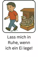 Vorschau - Bildkarten - Regelkarten Hühner - Seite 1