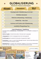 Vorschau - Arbeitsblätter - AB4 Global City Cities globale Stadt New York Globalisierung - Seite 1