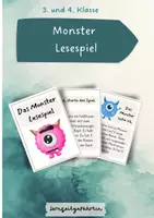 Vorschau - Spiele - Monster Lesespiel - ich habe, wer hat? - Deckblatt