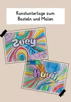 Vorschau - Mal- und Bastelvorlagen - Kunst-& Malunterlage für den Anfangsunterricht - Deckblatt