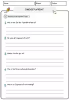 Vorschau - Arbeitsblätter - Jugendstrafrecht Politik & Sozialkunde Lesetext mit Richtig/Falsch-, Multiple-Choice- und offenen Fragen - Seite 3