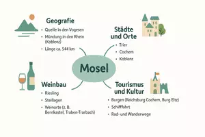 Vorschau - Arbeitsblätter - Arbeitsblätter "Mosel" + Lösung & MP3 + Mindmap + Infografik - Seite 3