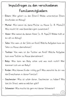 Vorschau - Fördermaterial/Inklusion - Meine Familie Wortschatz – FAMILIENMITGLIEDER TAFELMATERIAL - Seite 3