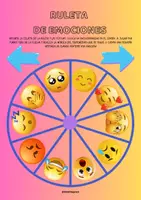 Vista previa - Manualidades / Dibujos para colorear - Ruletas para colorear y jugar – Bienestar, yoga y emociones - página 2