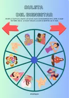 Vista previa - Manualidades / Dibujos para colorear - Ruletas para colorear y jugar – Bienestar, yoga y emociones - página 3