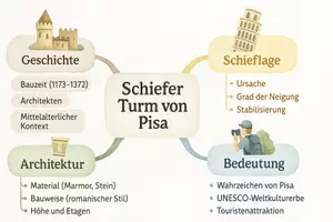 Vorschau - Arbeitsblätter - Arbeitsblätter zum Thema "Schiefer Turm von Pisa" + Lösung & MP3 + Mindmap + Infografik - Seite 2