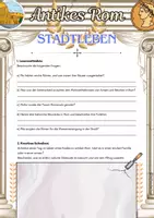 Vorschau - Arbeitsblätter - Antikes Rom - Stadtleben - Klasse 6 - Seite 1