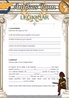 Vorschau - Arbeitsblätter - Antikes Rom - Der Legionär - Klasse 6 - Seite 1