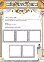 Vorschau - Arbeitsblätter - Antikes Rom - Gründung - Klasse 6 - Seite 3
