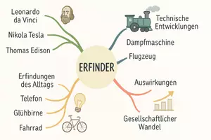 Vorschau - Arbeitsblätter - Arbeitsblatt zum Thema "Erfinder" + Onlineübung & MP3 + Mindmap + Infografik - Seite 2