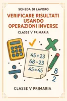 anteprima - Esercizi - Verificare risultati usando operazioni inverse - Pagina di copertina