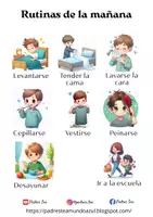 Vista previa - Tarjetas / Manipulativos - PICTOGRAMAS DE NIÑOS - página 1