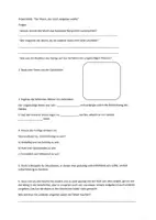Vorschau - Arbeitsblätter - Der unbarmherzige Gläubiger – Fragen & Lückentext - Deckblatt