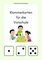 Vorschau - Spiele - Klammerkarten für die Vorschule - Deckblatt