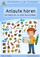 Vorschau - Arbeitsblätter - Anlaute hören (37 Karten zu allen Buchstaben) - Deckblatt