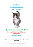 Vorschau - Arbeitsblätter - Tiergeschichte zum sozialen Lernen - Deckblatt