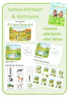 Vorschau - Fördermaterial/Inklusion - Auf dem Bauernhof (VorleseKlettbuch/Klettmappe) - Deckblatt