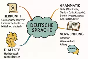 Vorschau - Arbeitsblätter - Arbeitsblätter zum Thema "Deutsche Sprache" + Lösung & MP3 + Mindmap + Infografik - Seite 2