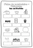 Vorschau - Arbeitsblätter - Fiche de vocabulaire - Halloween - Seite 3