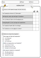 Vorschau - Arbeitsblätter - Sozialstaat Politik & Sozialkunde Lesetext mit Richtig/Falsch-, Multiple-Choice- und offenen Fragen Klassen 7–94 - Seite 2