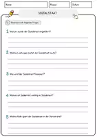 Vorschau - Arbeitsblätter - Sozialstaat Politik & Sozialkunde Lesetext mit Richtig/Falsch-, Multiple-Choice- und offenen Fragen Klassen 7–94 - Seite 3