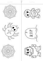 Vorschau - Mal- und Bastelvorlagen - Halloweenwindlichter basteln mit dem Öltrick - Seite 3