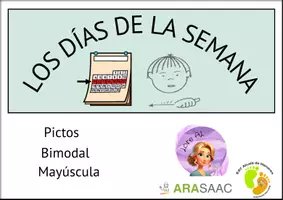 Vista previa - Refuerzo / NEE / Materiales de apoyo - ¡Los días de la semana para todos! - Portada
