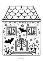 Vorschau - Mal- und Bastelvorlagen - 4x Basteln für Halloween - Kunst Materialpaket - Seite 1