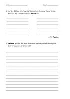 Vorschau - Klassenarbeiten - Vorgangsbeschreibung. Klassenarbeit. Mithilfe einer Bildreihe eine Vorgangsbeschreibung schreiben - Seite 2