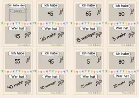 Vorschau - Spiele - Ich habe, wer hat...? Zahlenraum bis 100 - Seite 2