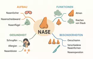 Vorschau - Arbeitsblätter - Arbeitsblatt "Nase" + Onlineübung & MP3 + Mindmap + Infografik - Seite 3