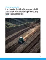 Vorschau - Unterrichtsreihen - Landwirtschaft und Nachhaltigkeit – Unterrichtsmaterial Geographie SEK II | Ressourcengefährdung, Nachhaltigkeit und Klimawandel - Deckblatt