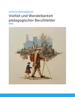 Vorschau - Unterrichtsreihen - Vielfalt pädagogischer Berufsfelder – Unterrichtsmaterial Pädagogik SEK II - Deckblatt