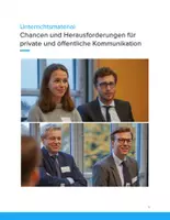 Vorschau - Unterrichtsreihen - Private & öffentliche Kommunikation – Chancen und Risiken Deutsch SEK II - Deckblatt