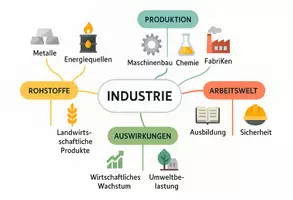 Vorschau - Arbeitsblätter - Arbeitsblatt "Industrie" + Onlineübung & MP3 + Mindmap + Infografik - Seite 3