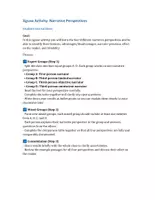 Vorschau - Arbeitsblätter - Point of view: Comparing the Narrative Perspectives (Gruppenpuzzle) - Seite 3