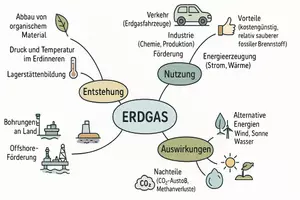 Vorschau - Arbeitsblätter - Arbeitsblatt zum Thema "Erdgas" + Onlineübung & MP3 + Mindmap + Infografik - Seite 3