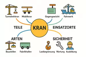 Vorschau - Arbeitsblätter - Arbeitsblätter zum Thema "Kran" + Lösung & MP3 + Mindmap + Infografik - Seite 2