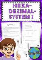 Vorschau - Arbeitsblätter - Hexadezimalsystem I Arbeitsblätter - Deckblatt