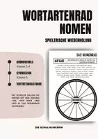 Vorschau - Arbeitsblätter - Wortartenrad Nomen - Deckblatt