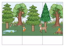 Vorschau - Spiele - Streifenpuzzle: Wald (ZR3, ZR5, ZR10) - Seite 3