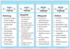 Vorschau - Fördermaterial/Inklusion - Wortfächer für Wintergeschichte - Seite 3